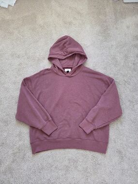 American Eagle Outfitters Mauve Red Pullover Hoodie